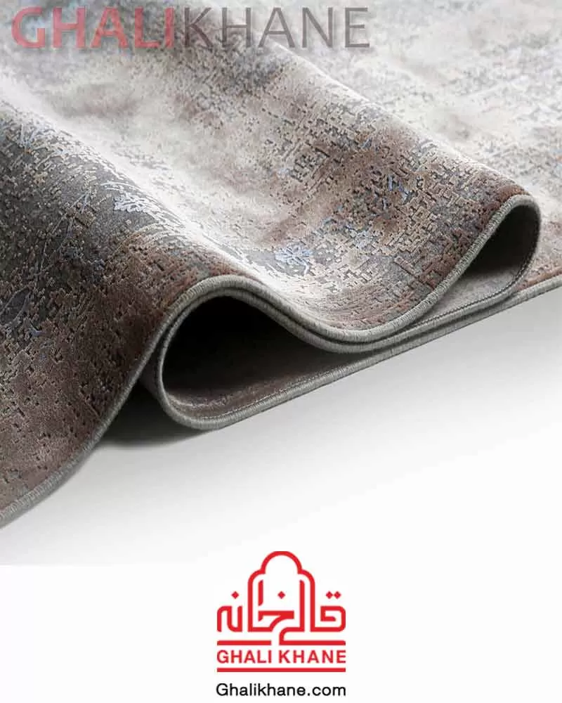 فرش ماه‌ نگار  کلکسیون کارینا کد 4045 طوسی