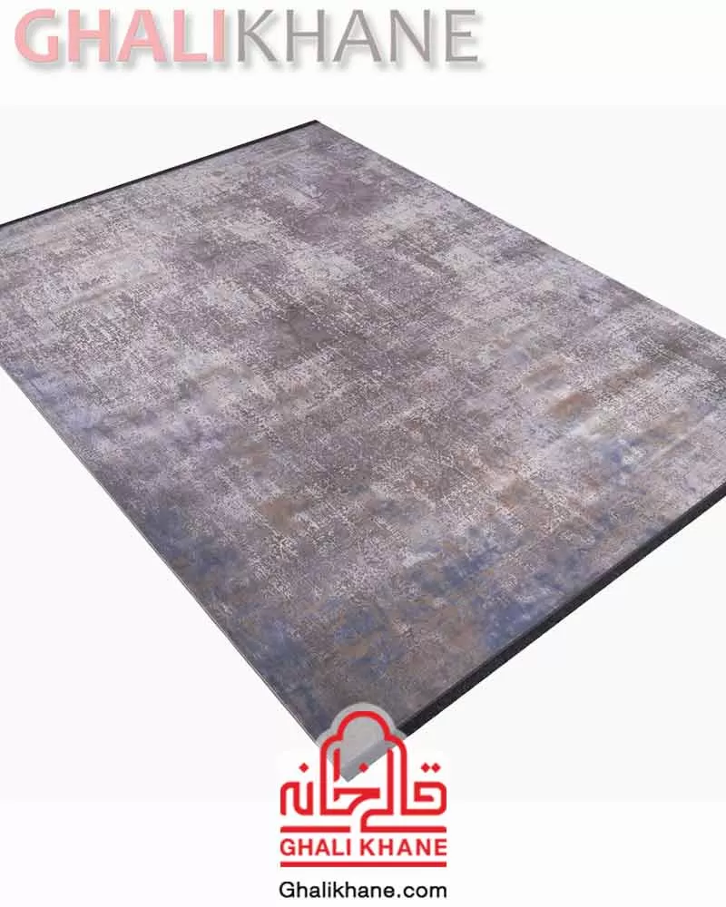 فرش ماه‌ نگار  کلکسیون کارینا کد 4208 طوسی