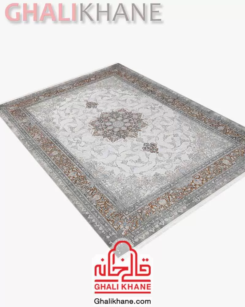 فرش ماه‌ نگار  کلکسیون ساندرا کد 7023 کرم