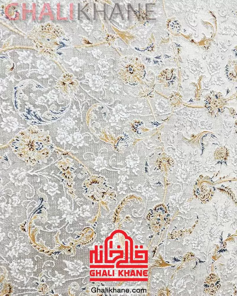 فرش ماه‌ نگار  کلکسیون ساندرا کد 7421 کرم