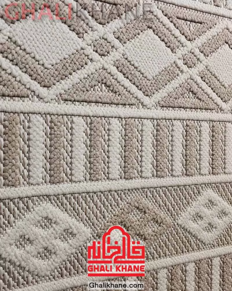 فرش نقش کهن کلکسیون پینترست کد 3389 کرم