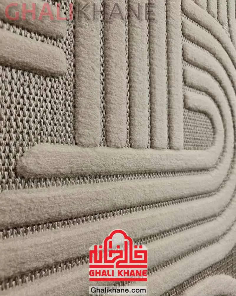 فرش نقش کهن کلکسیون الکسوز کد 7113 طوسی