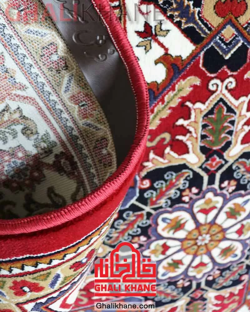 فرش سهند کلکسیون بوستان طرح هریس کد 104/VBVA قرمز