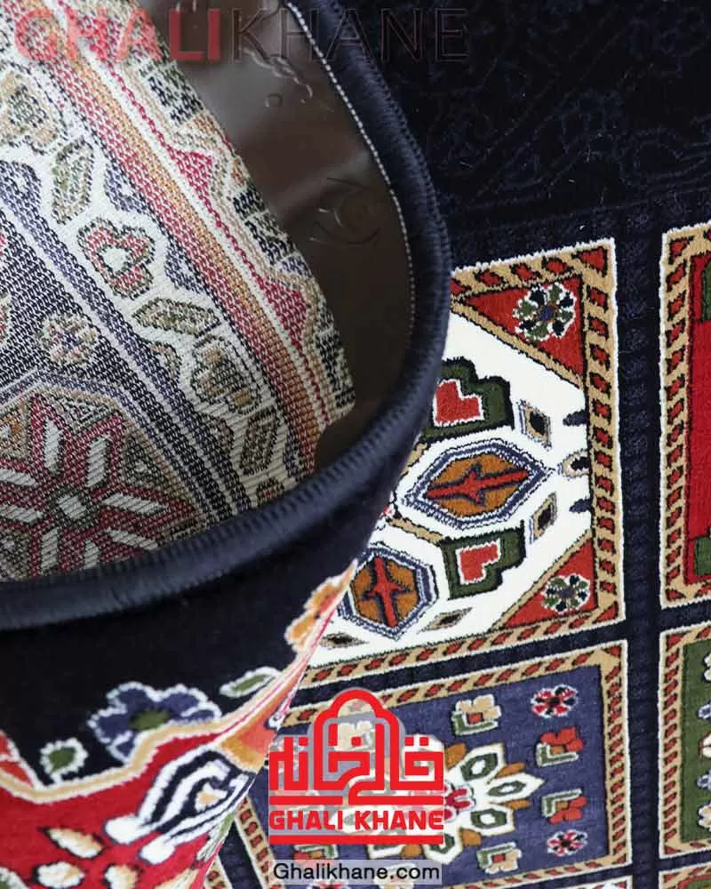 فرش سهند کلکسیون بوستان کد 150/VDVA سرمه‌ای