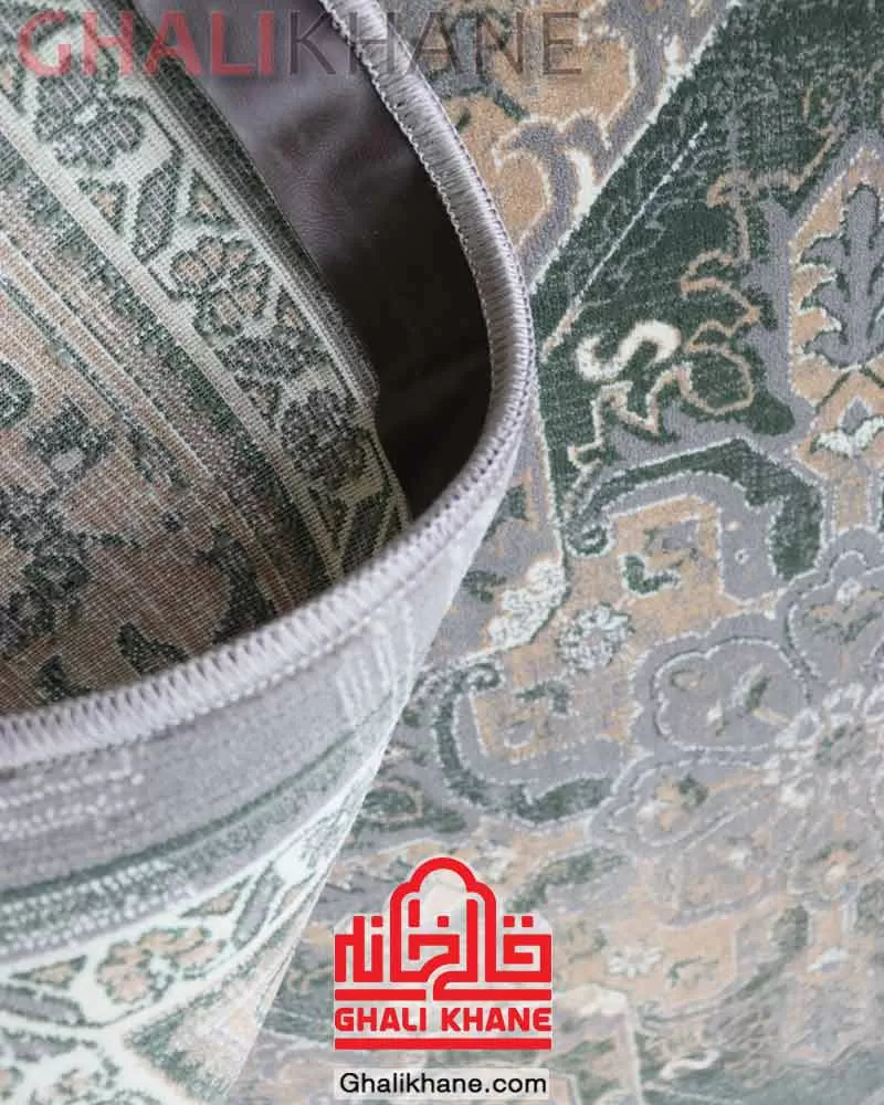فرش سهند کلکسیون بهارستان طرح هریس کد SBQ  طوسی