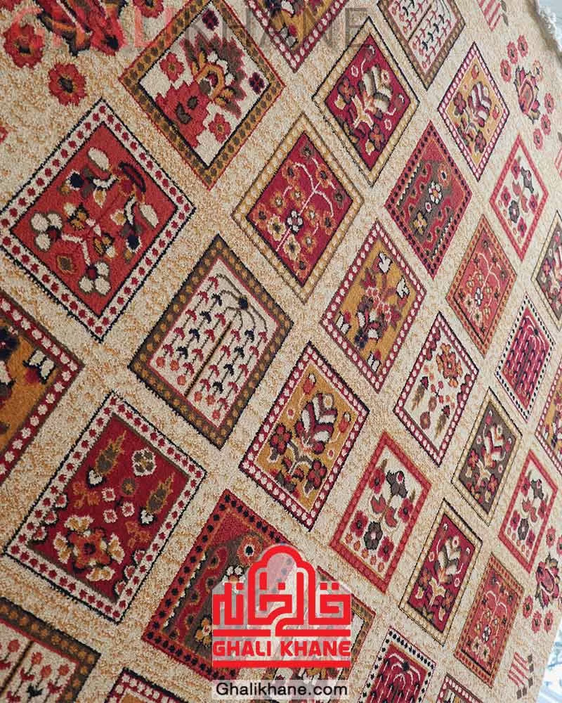 گلیم فرش سهند کلکسیون جیران کد 817 زمینه