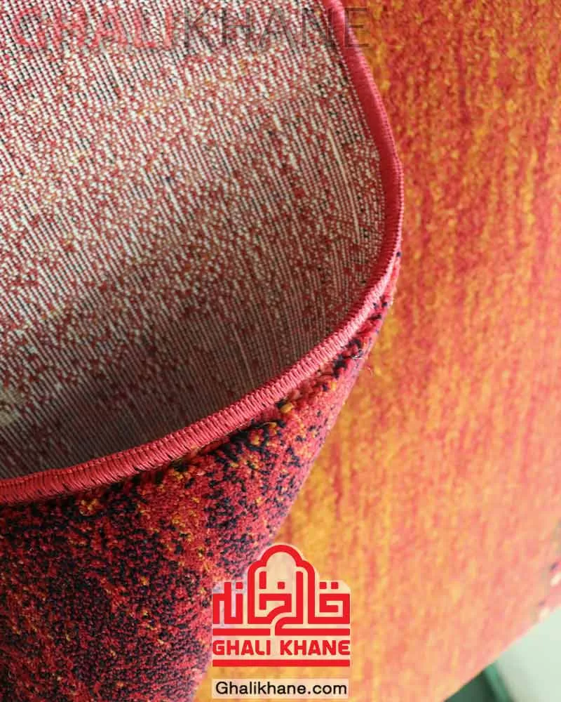 گلیم فرش سهند کلکسیون جیران کد 826 زمینه لاکی