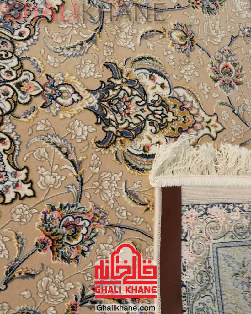 فرش ستاره کویر یزد کلکسیون عالی قاپو 1000 شانه کد HA-050-3012