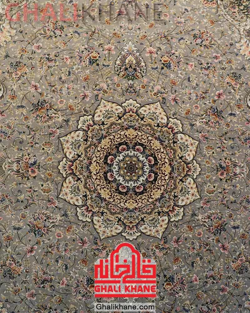 فرش ستاره کویر یزد کلکسیون عالی قاپو 1000 شانه کد HA-051-3032