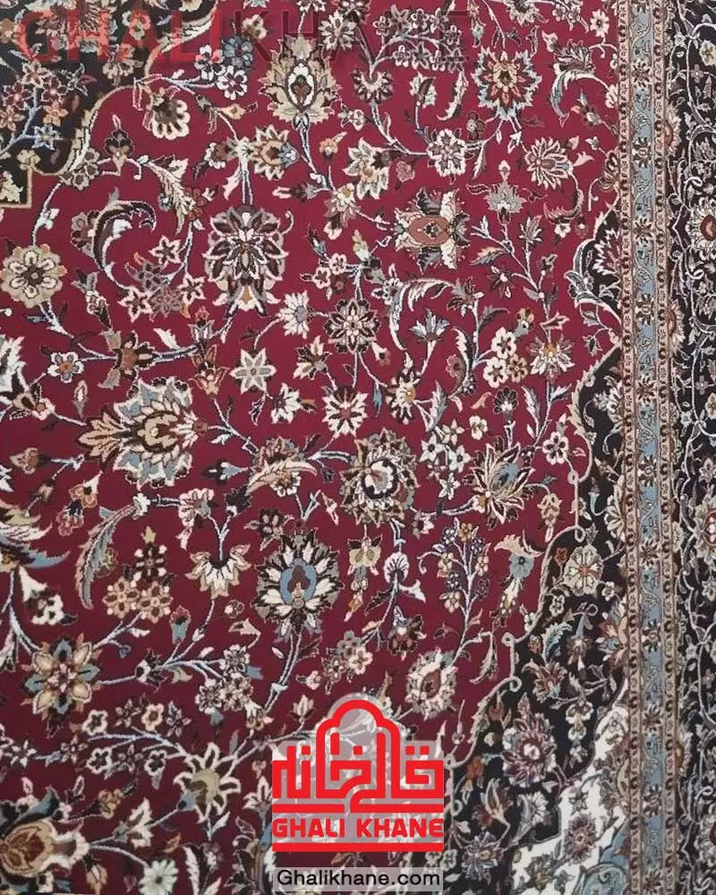 فرش زمرد مشهد 700 شانه کد 25090 لاکی