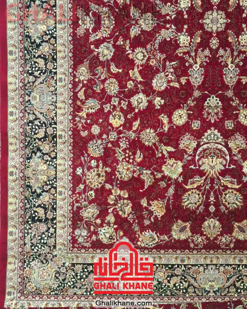 فرش زمرد مشهد 700 شانه کد 25093 لاکی
