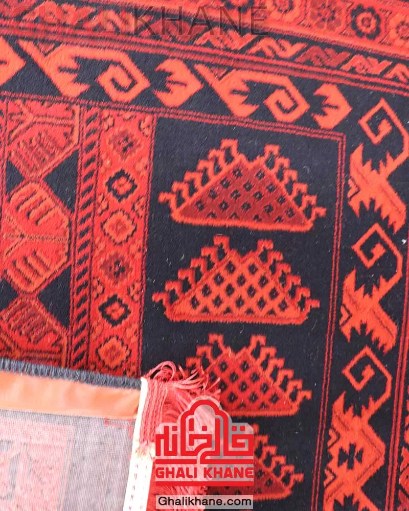 فرش هیوا 700 شانه کد 203 رنگ‌ لاکی