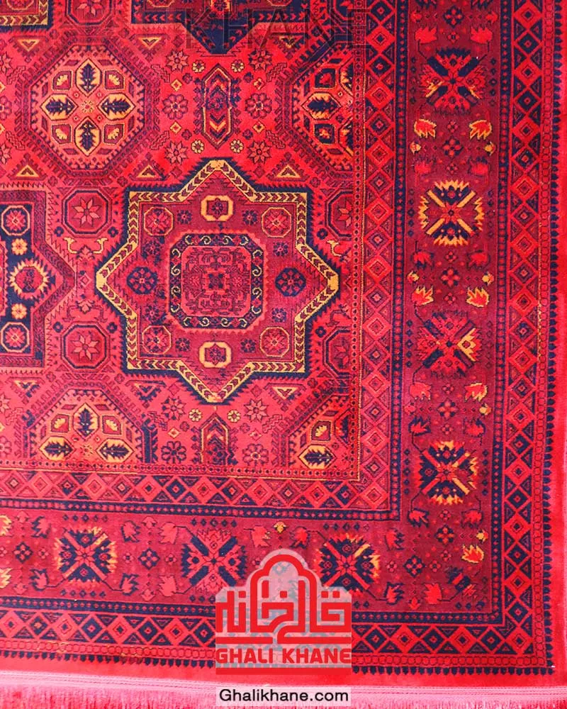 فرش هیوا 700 شانه کد 233 رنگ‌ لاکی