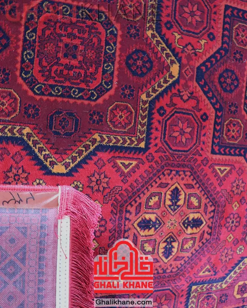 فرش هیوا 700 شانه کد 233 رنگ‌ لاکی