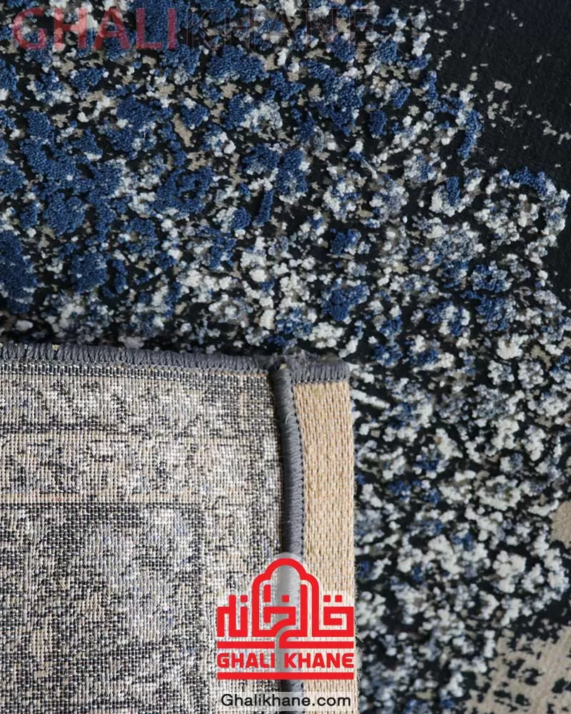 فرش ماشینی مشهد 700 شانه کد 87525 طوسی