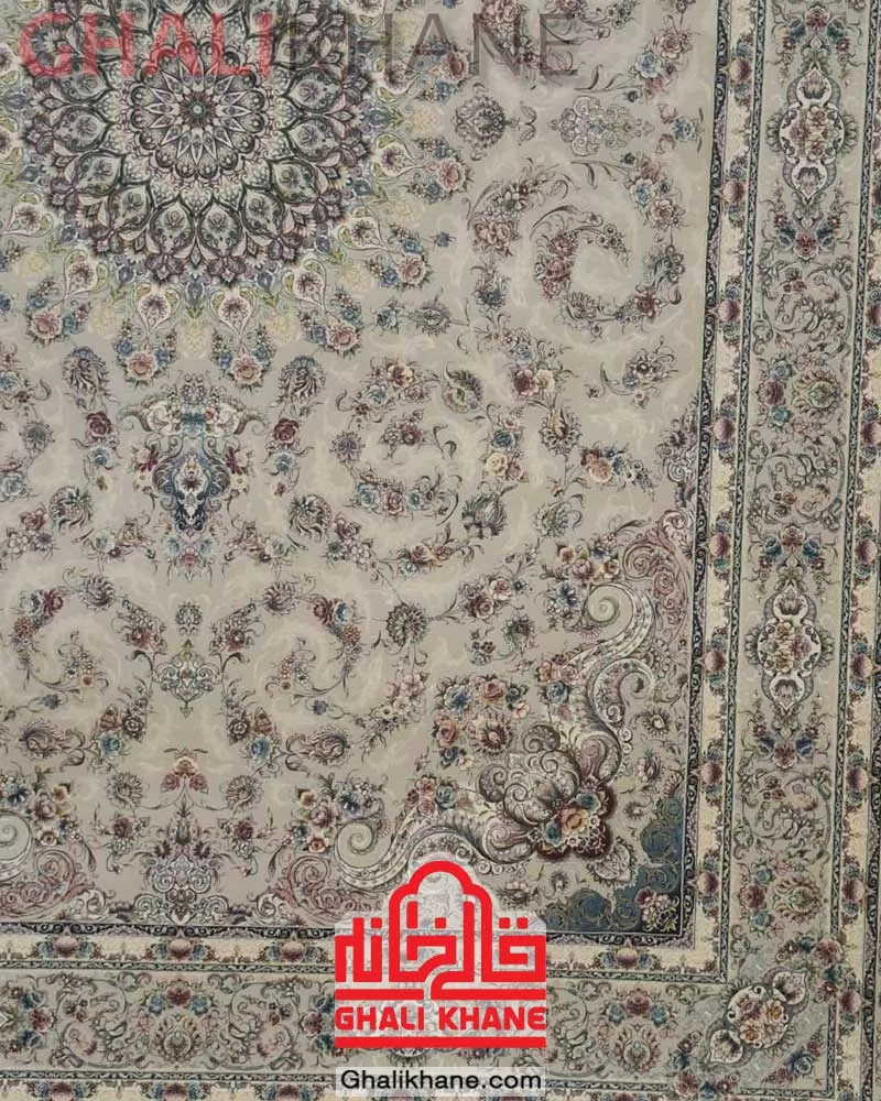 فرش نگین مشهد 1500 شانه کد 1517 صدفی