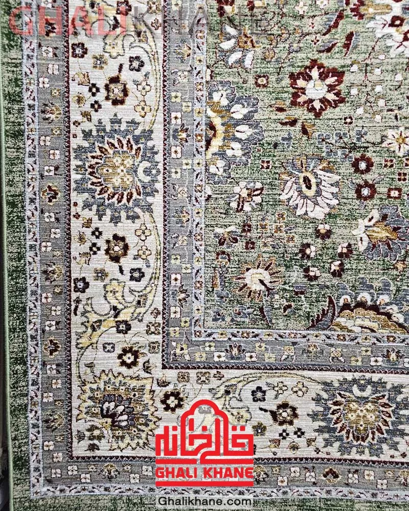 فرش تندیس کاشان 700 شانه طرح سلطان آباد کد 454