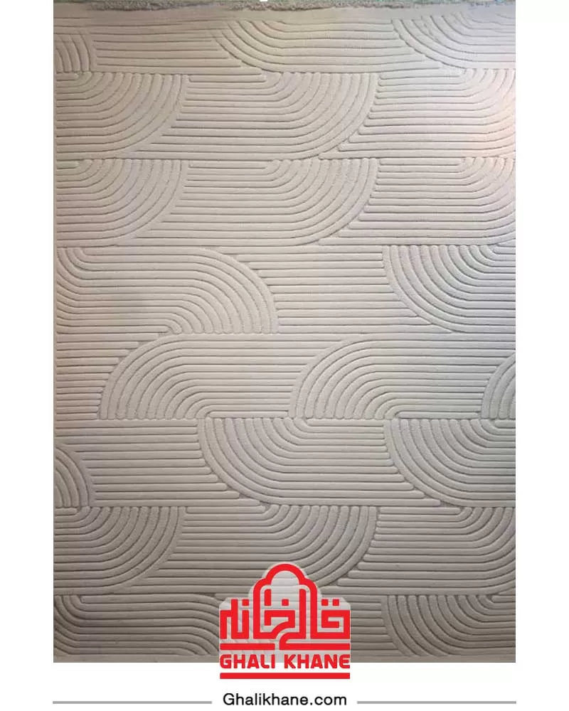 فرش آرمانی کلکسیون دلوکس کد 5120 کرم