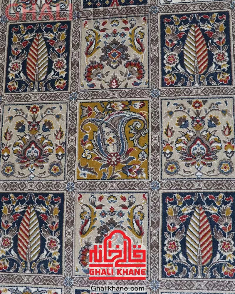 فرش هیوا 700 شانه طرح خشتی