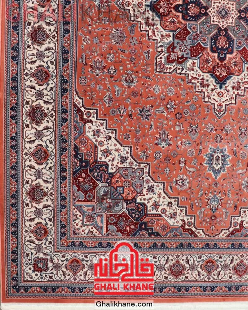 فرش تهران کلکسیون آوانگارد 1200 شانه طرح هریس مسی