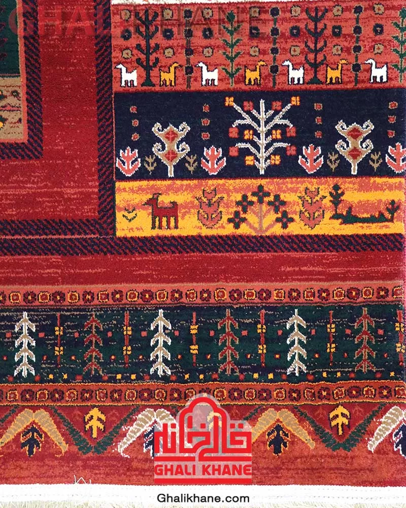 فرش هیوا کلکسیون سبز  کد 1520