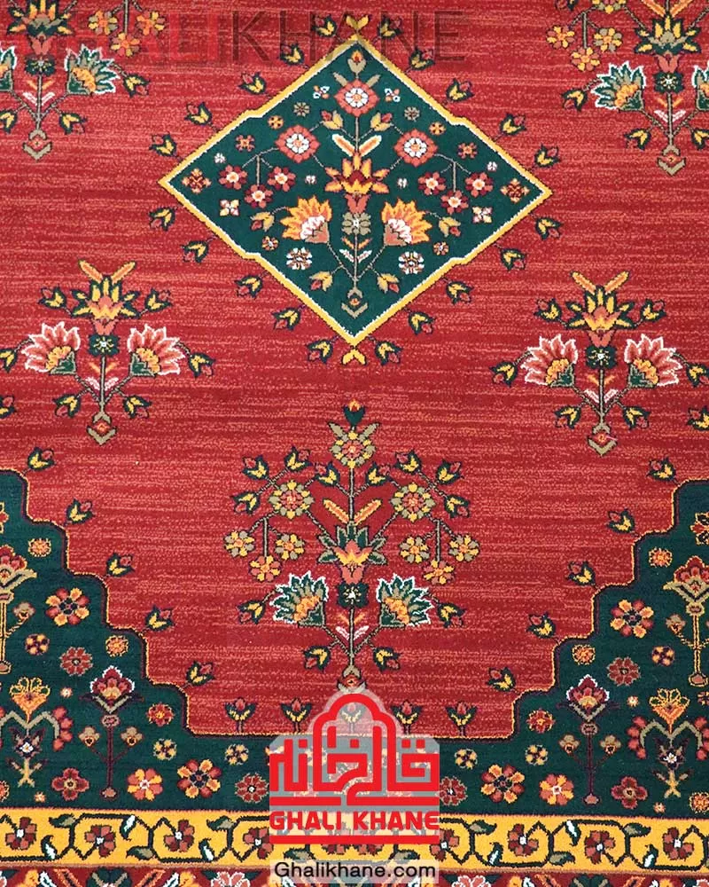 فرش هیوا کلکسیون سبز 700 شانه کد 1515