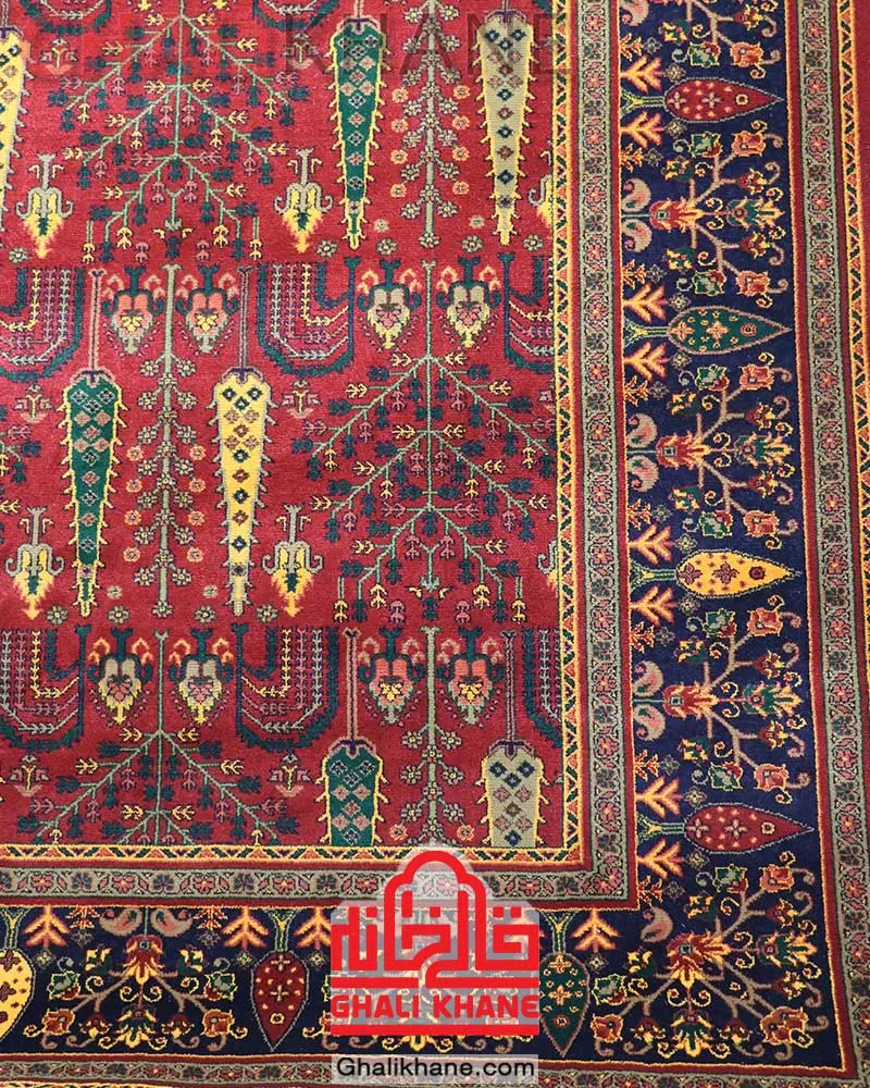 فرش هیوا کلکسیون سبز  کد 1521