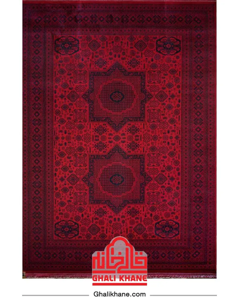 فرش ایده آل 1200 شانه کلکسیون دیارا  کد A7 لاکی سرمه ای