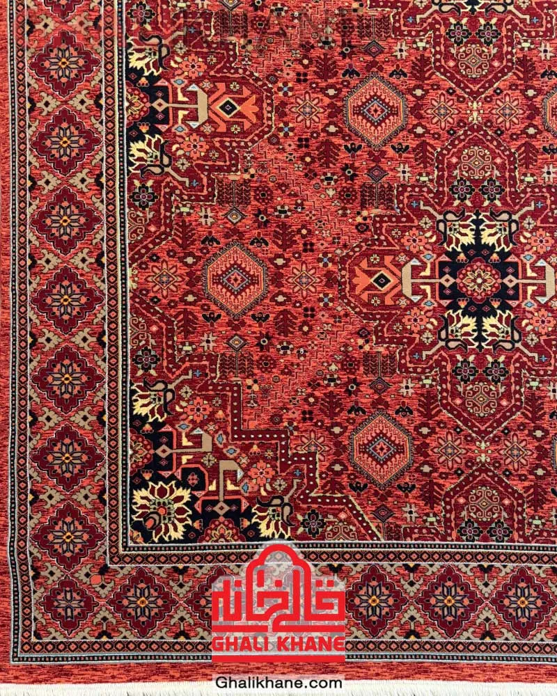 فرش ستاره کویر یزد کلکسیون شاهکار نوین  کد YN-N182-2555