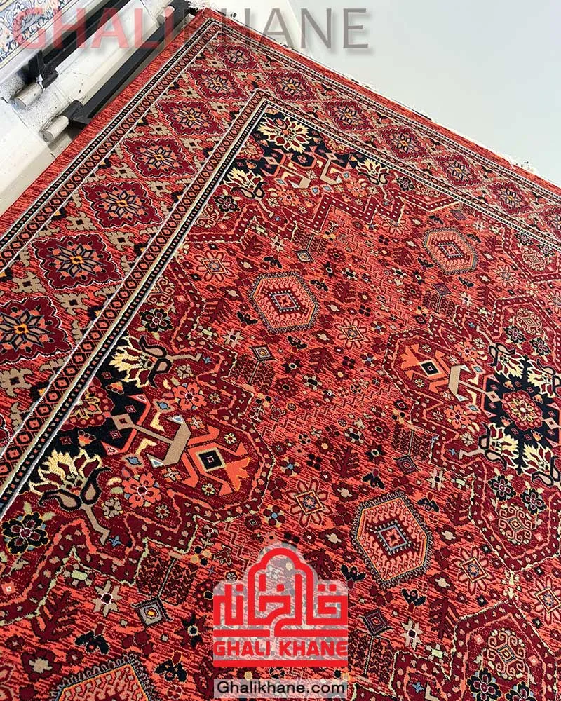 فرش ستاره کویر یزد 700 شانه کد YN-N182-2555
