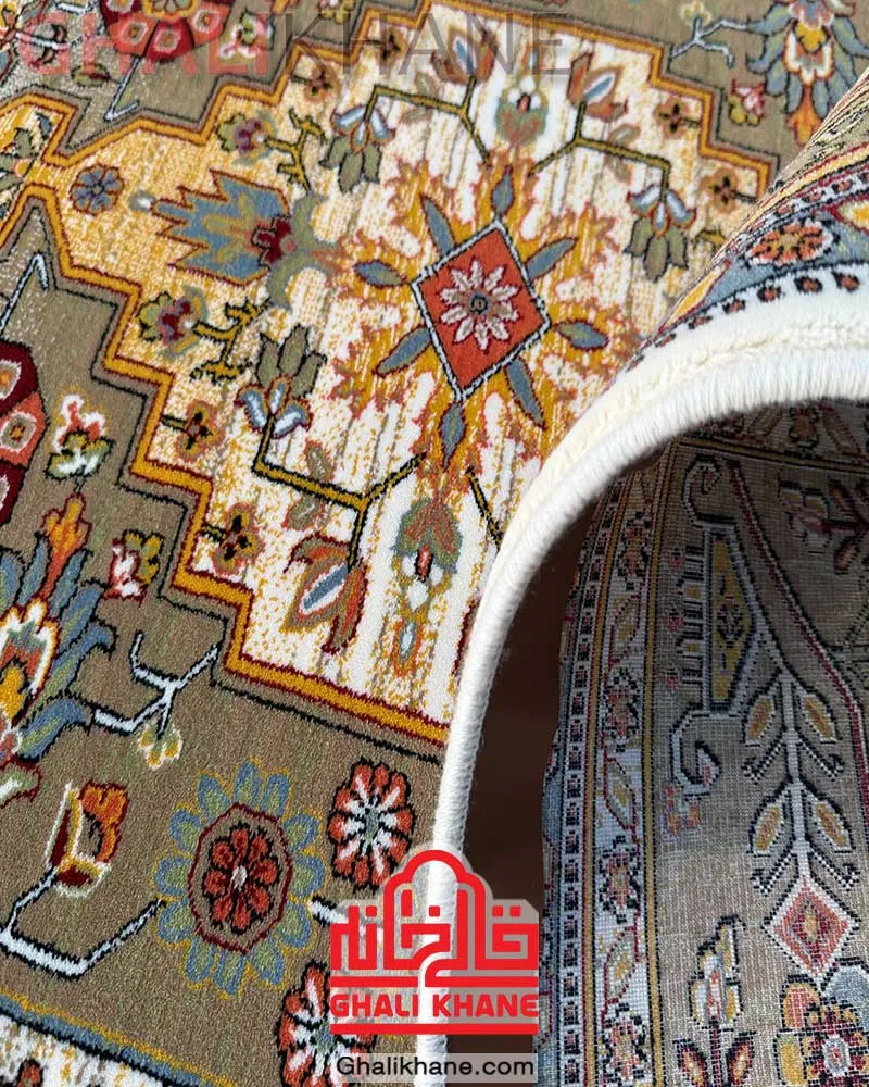 فرش ستاره کویر یزد کد YN-N120-2501