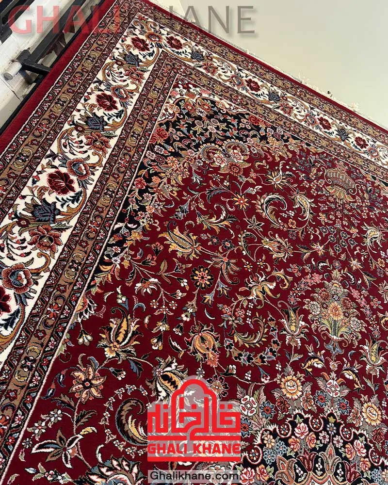 فرش ستاره کویر یزد 700 شانه کد YN-N148-2550