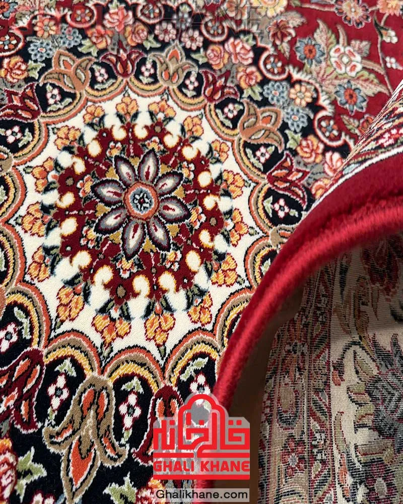 فرش ستاره کویر یزد کد YN-N148-2550