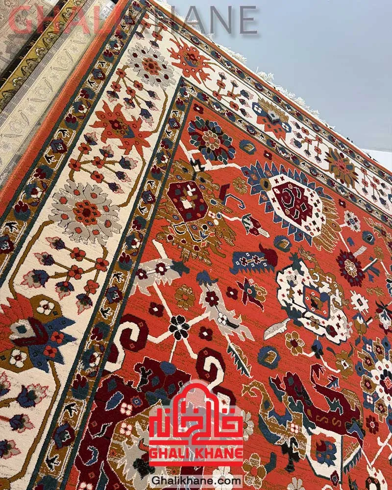 فرش ستاره کویر یزد کلکسیون سلطان آباد کد L-300-3040