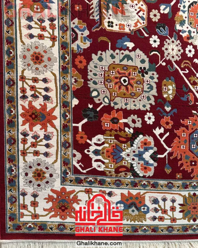 فرش ستاره کویر یزد کلکسیون سلطان آباد 500 شانه کد L-300-3050