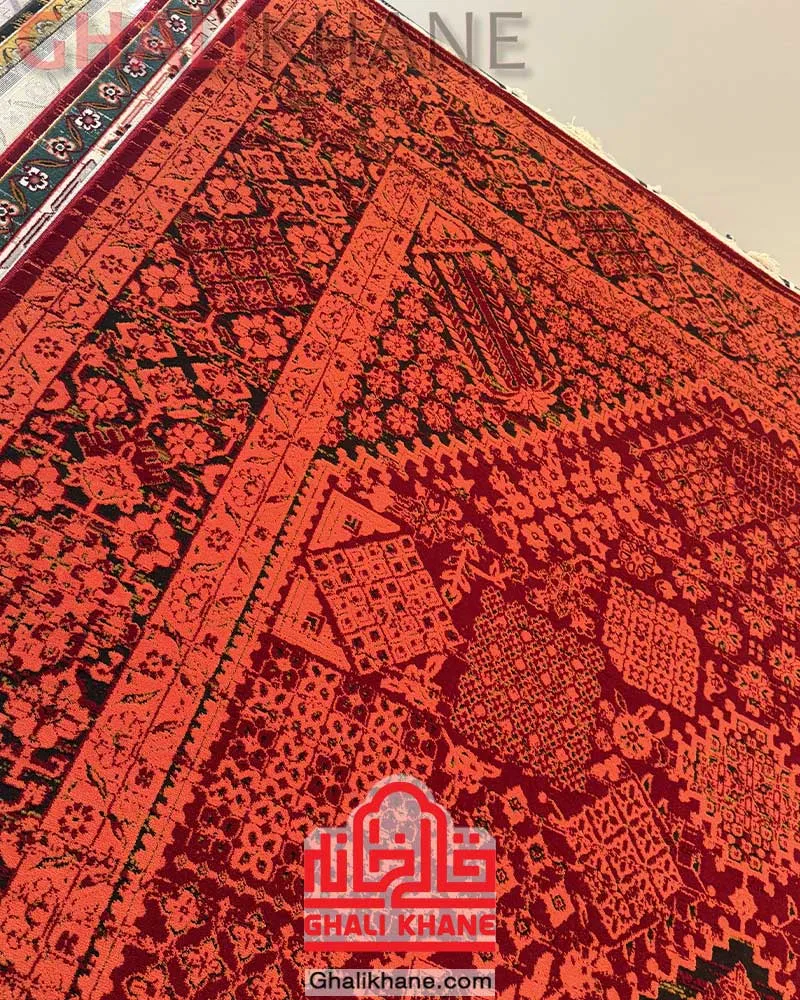 فرش ستاره کویر یزد 500 شانه کد L-301-3049