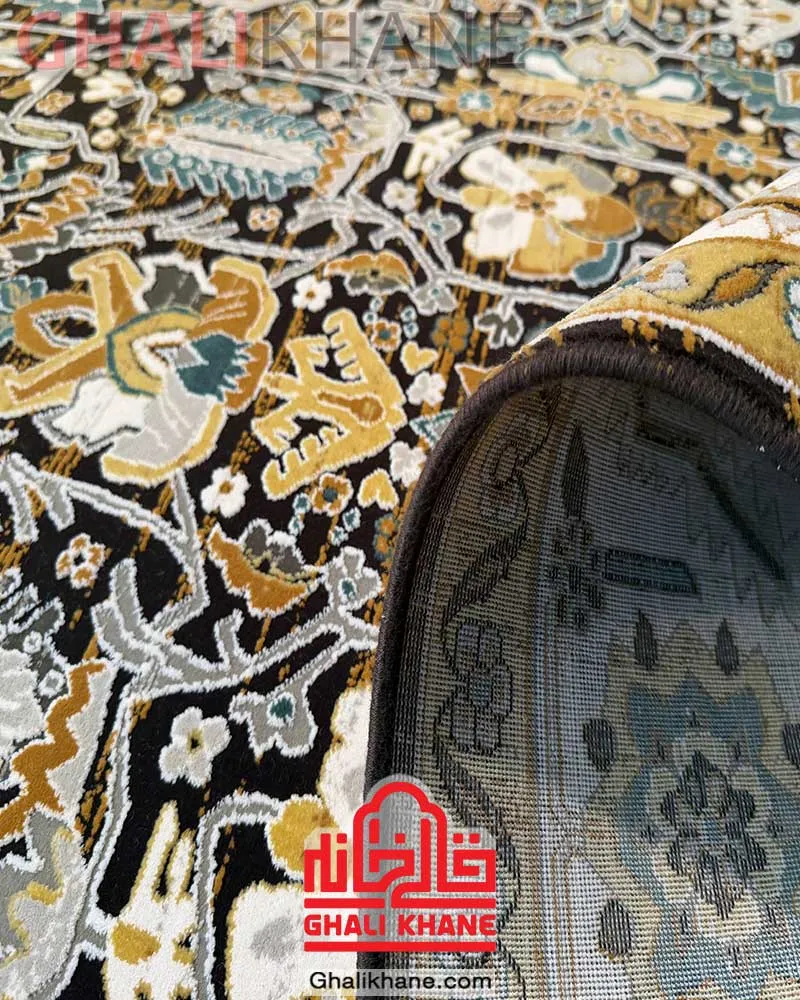فرش ستاره کویر یزد کلکسیون سلطان آباد 500 شانه کد L-304-4090