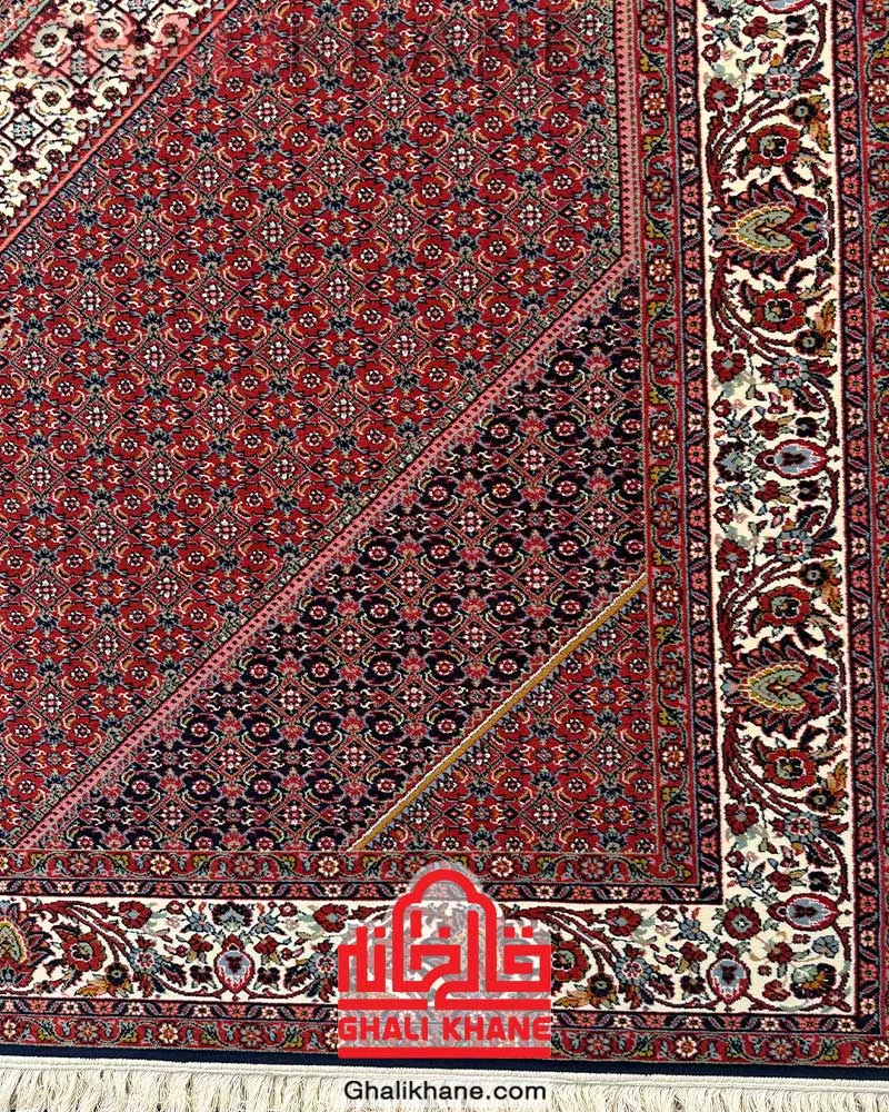 فرش ستاره کویر یزد کلکسیون ایساتیس  کد IA-N010-8040
