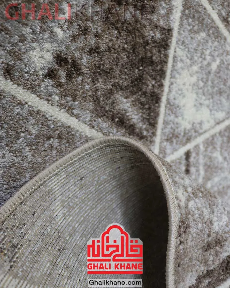 گلیم فرش  ساوین طرح سهند شکلاتی