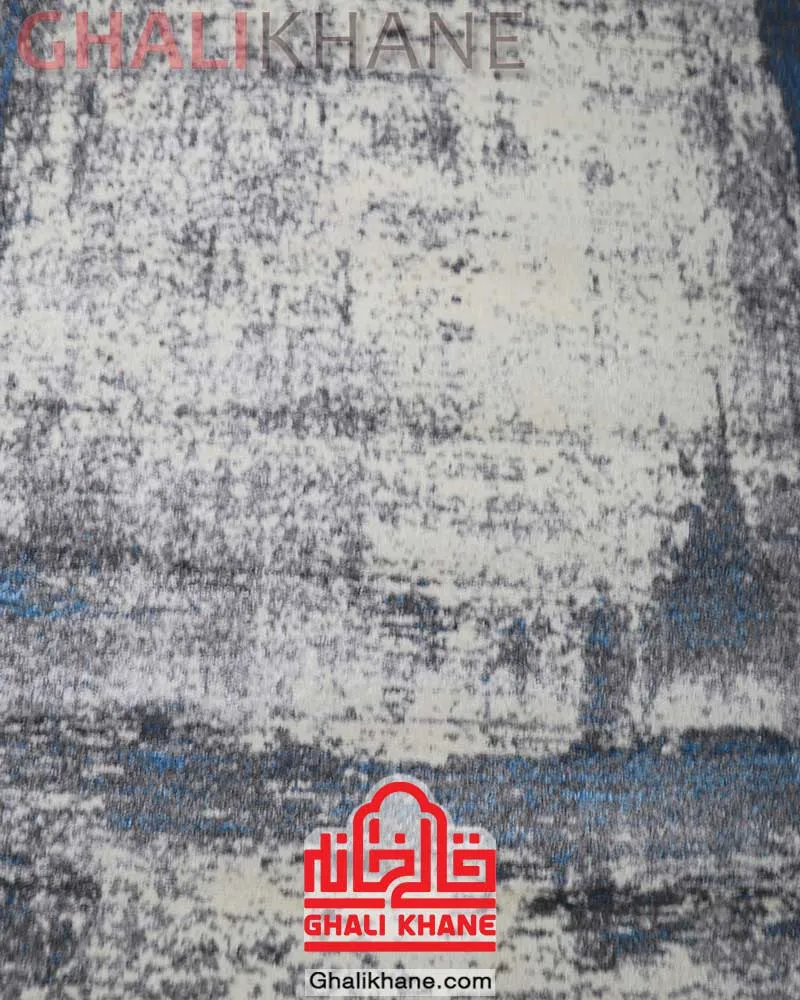 فرش ساوین کد 4203 نقره ای