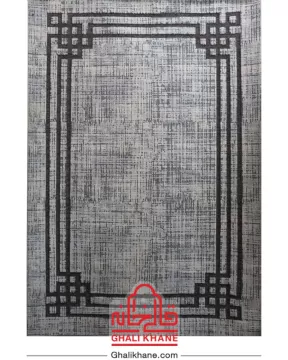 فرش ماشینی طرح تیفانی کد 6009 زمینه طوسی
