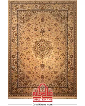 فرش ستاره کویر یزد کلکسیون عالی قاپو 1000 شانه کد HA-051-3012
