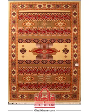 فرش ستاره کویر یزد کلکسیون شاهسون 320 شانه کد SH-B001-5001