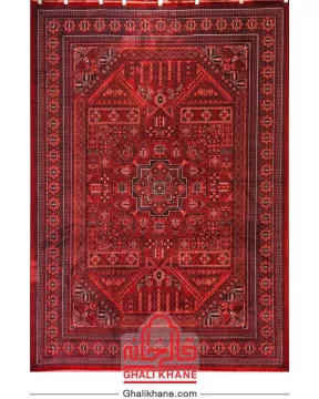 فرش تهران 1200 شانه طرح ترنج لاکی