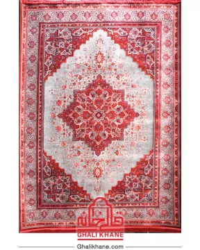 فرش تهران 1200 شانه طرح هریس دودی لاکی مسی