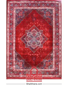 فرش تهران 1200 شانه طرح هریس لاکی سبز