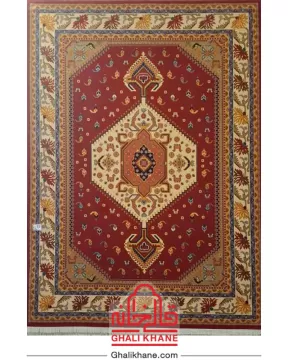 فرش ستاره کویر یزد کلکسیون شاهسون 320 شانه کد SH-B007-5050