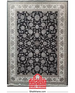 فرش زمرد مشهد 1500 شانه کد 46001 طرح افشان