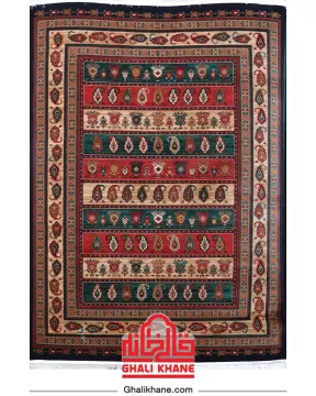 فرش هیوا 700 شانه طرح طره سبز