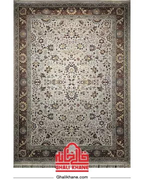 فرش تندیس کاشان 700 شانه طرح سلطان آباد کد 451